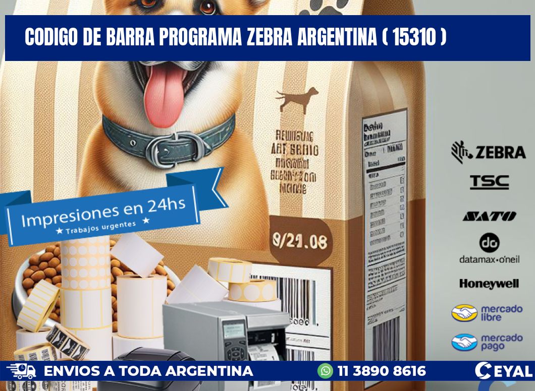 CODIGO DE BARRA PROGRAMA ZEBRA ARGENTINA ( 15310 )
