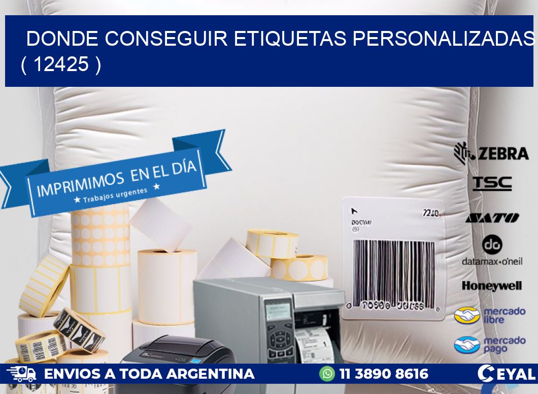 DONDE CONSEGUIR ETIQUETAS PERSONALIZADAS ( 12425 )