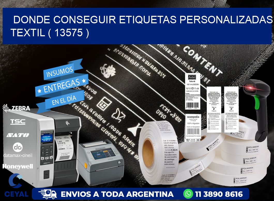 DONDE CONSEGUIR ETIQUETAS PERSONALIZADAS TEXTIL ( 13575 )