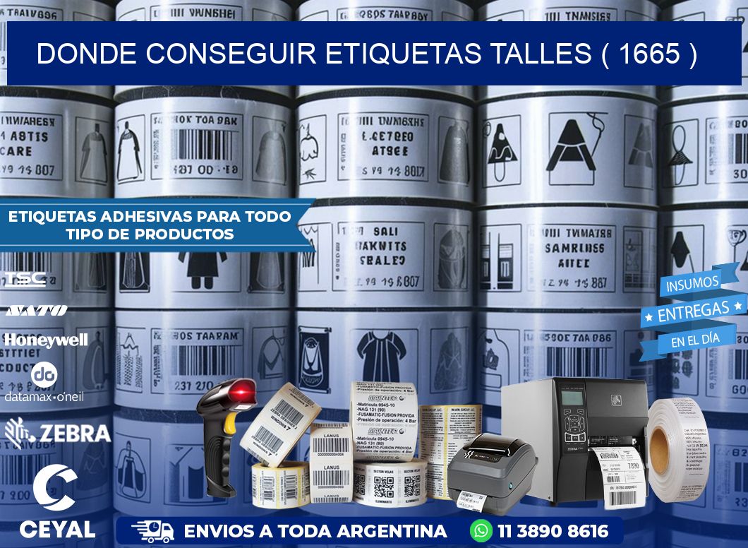 DONDE CONSEGUIR ETIQUETAS TALLES ( 1665 )