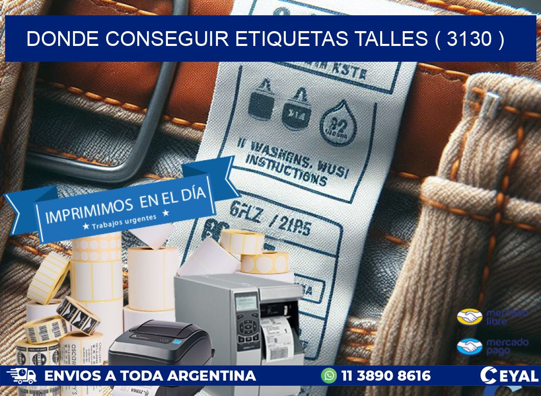DONDE CONSEGUIR ETIQUETAS TALLES ( 3130 )