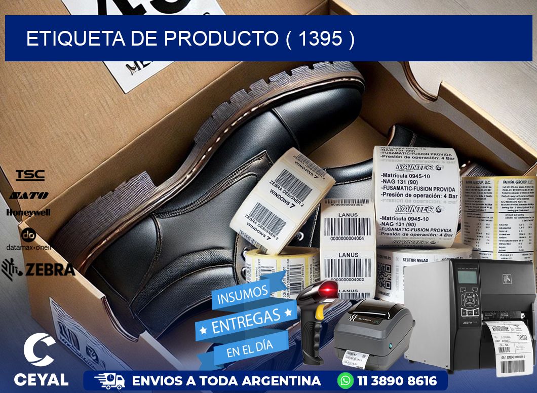 ETIQUETA DE PRODUCTO ( 1395 )