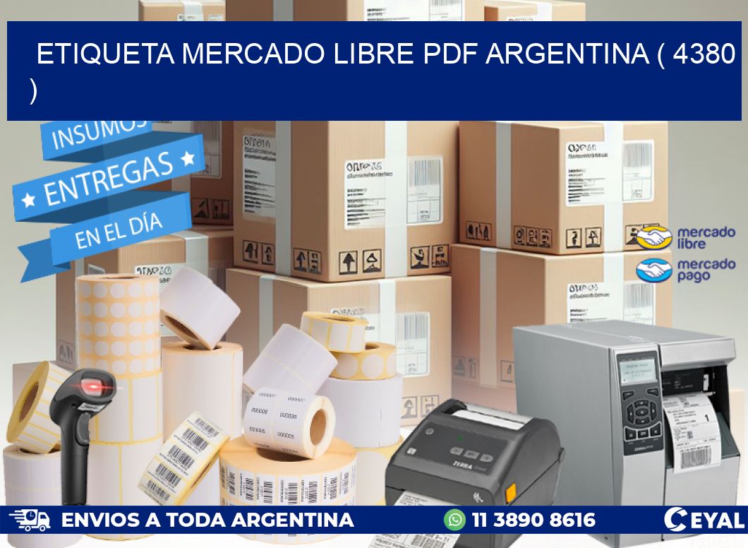 ETIQUETA MERCADO LIBRE PDF ARGENTINA ( 4380 )