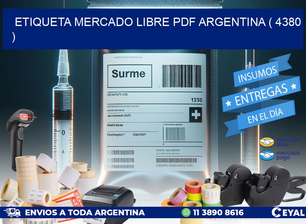 ETIQUETA MERCADO LIBRE PDF ARGENTINA ( 4380 )