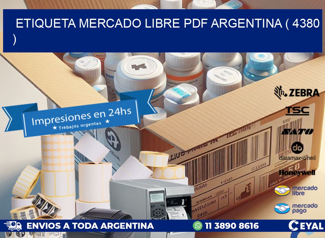 ETIQUETA MERCADO LIBRE PDF ARGENTINA ( 4380 )