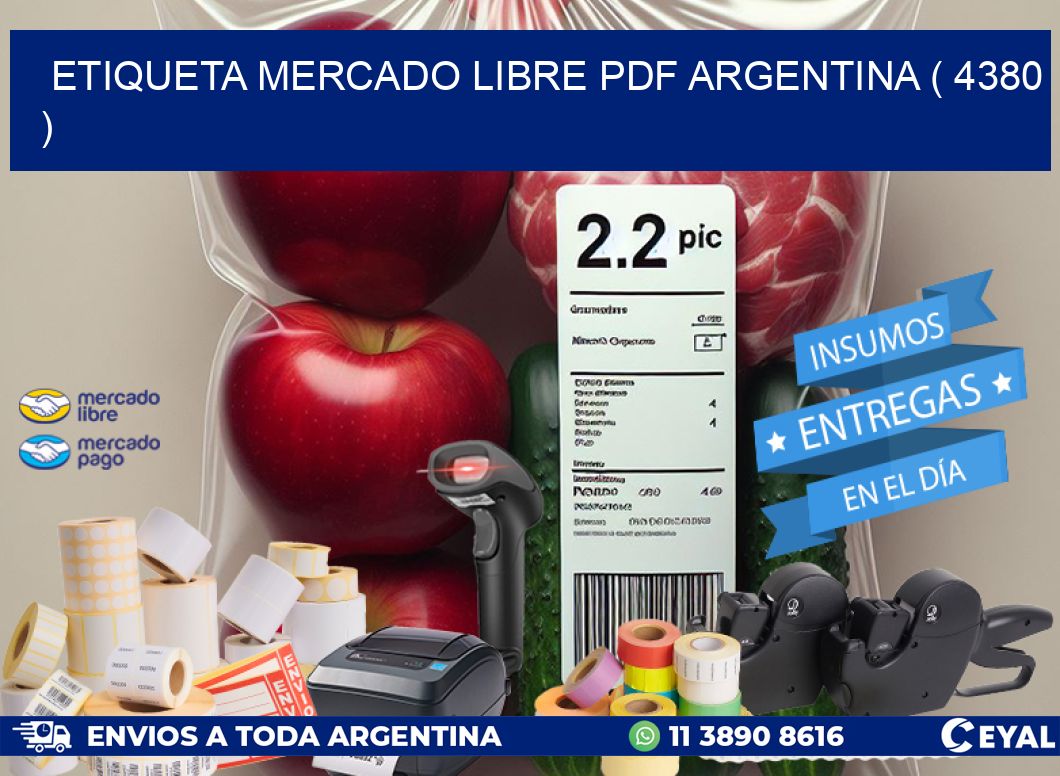 ETIQUETA MERCADO LIBRE PDF ARGENTINA ( 4380 )