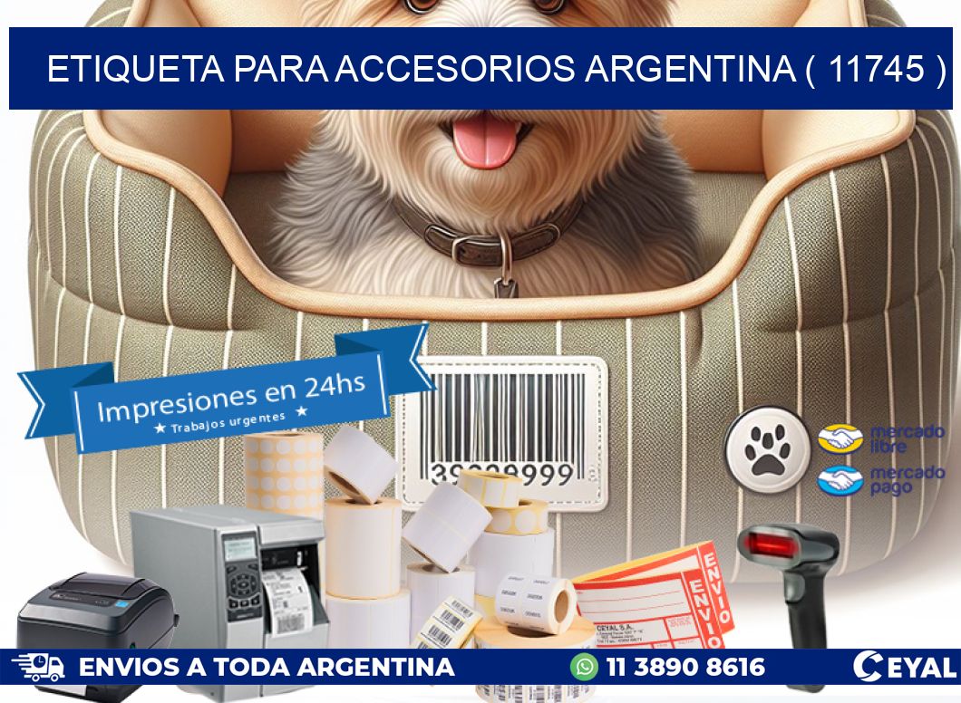 ETIQUETA PARA ACCESORIOS ARGENTINA ( 11745 )