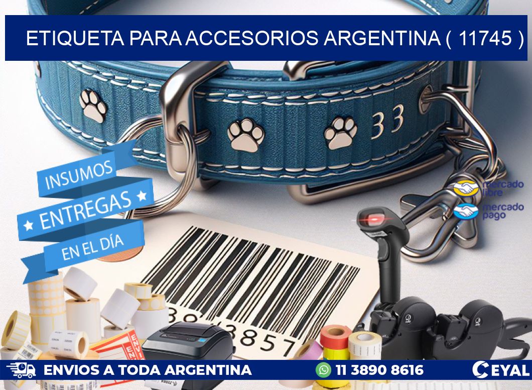 ETIQUETA PARA ACCESORIOS ARGENTINA ( 11745 )