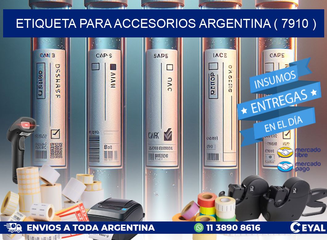 ETIQUETA PARA ACCESORIOS ARGENTINA ( 7910 )