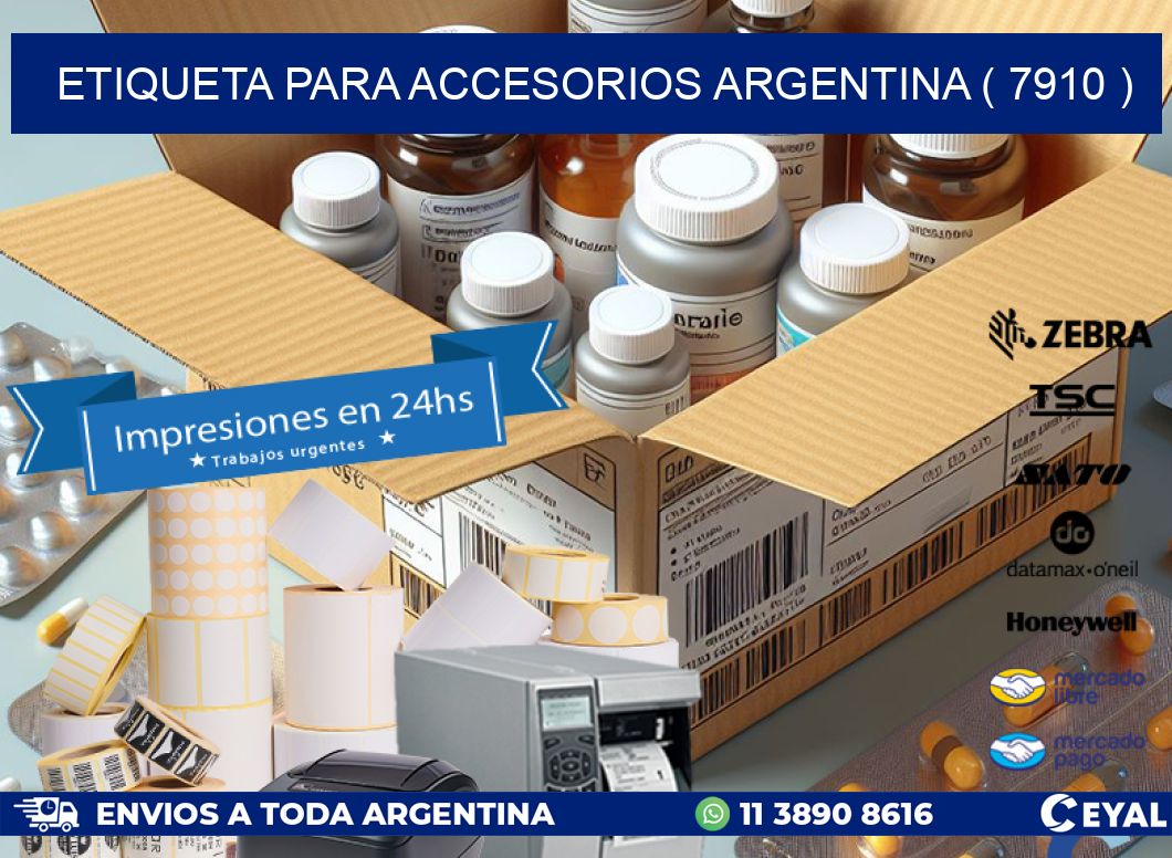 ETIQUETA PARA ACCESORIOS ARGENTINA ( 7910 )
