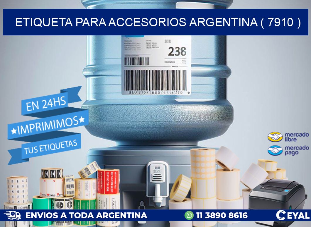 ETIQUETA PARA ACCESORIOS ARGENTINA ( 7910 )
