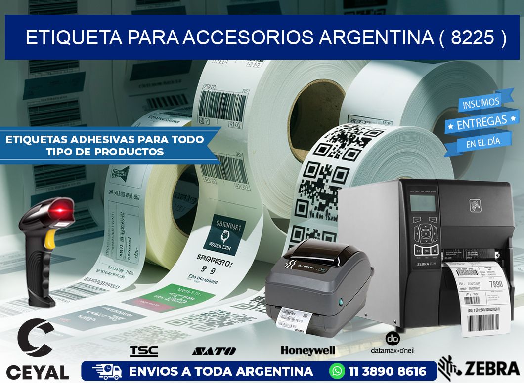 ETIQUETA PARA ACCESORIOS ARGENTINA ( 8225 )