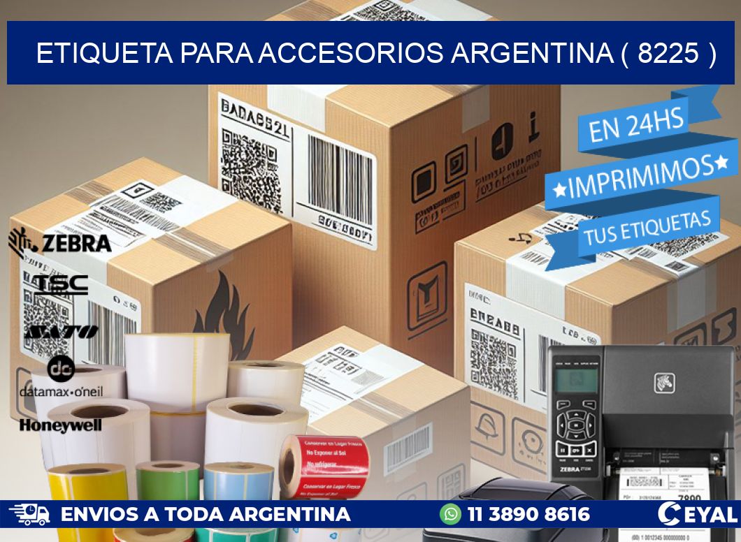 ETIQUETA PARA ACCESORIOS ARGENTINA ( 8225 )