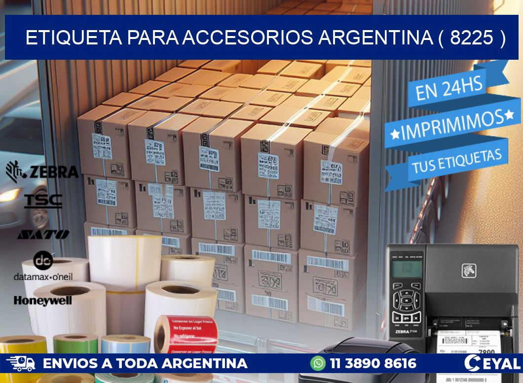 ETIQUETA PARA ACCESORIOS ARGENTINA ( 8225 )