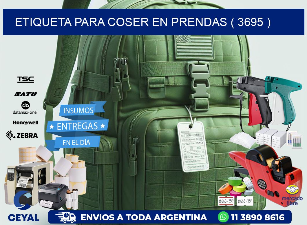 ETIQUETA PARA COSER EN PRENDAS ( 3695 )