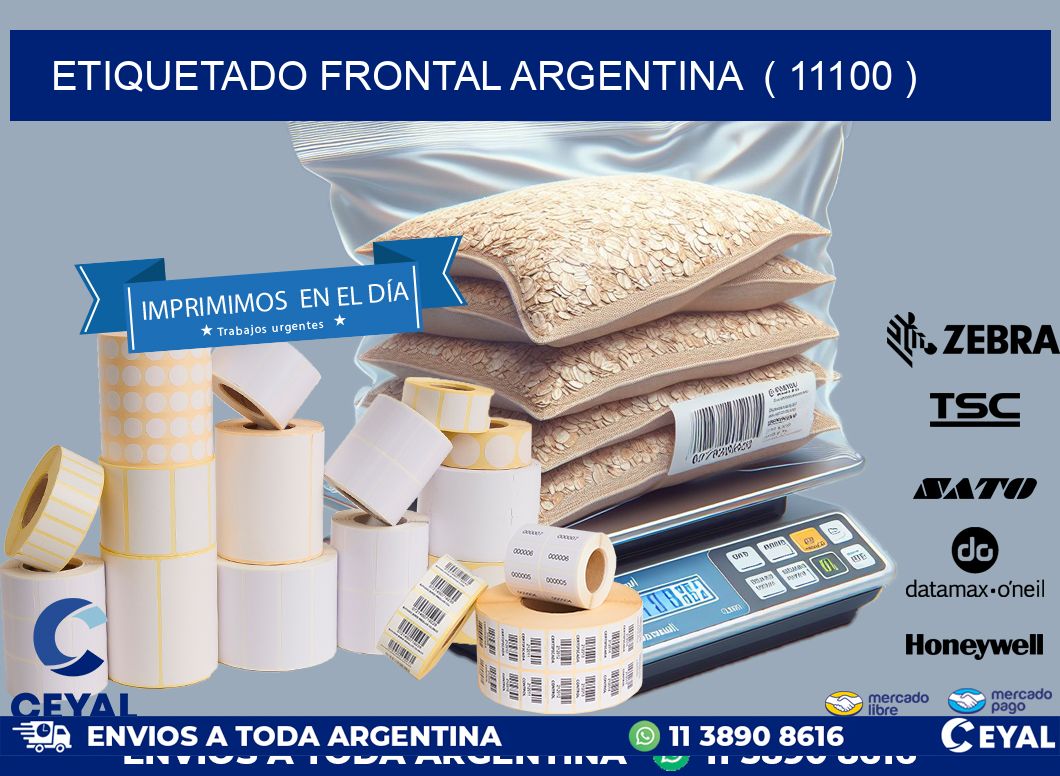 ETIQUETADO FRONTAL ARGENTINA  ( 11100 )