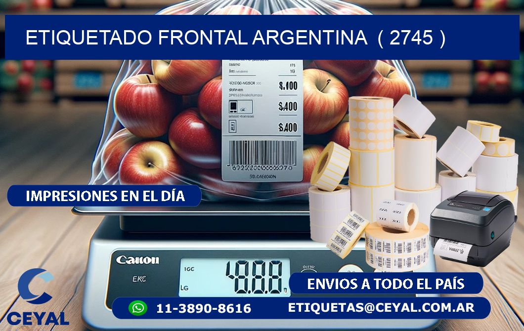 ETIQUETADO FRONTAL ARGENTINA  ( 2745 )