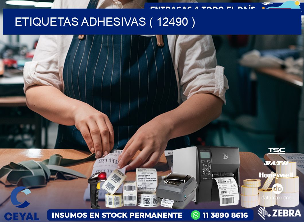 ETIQUETAS ADHESIVAS ( 12490 )