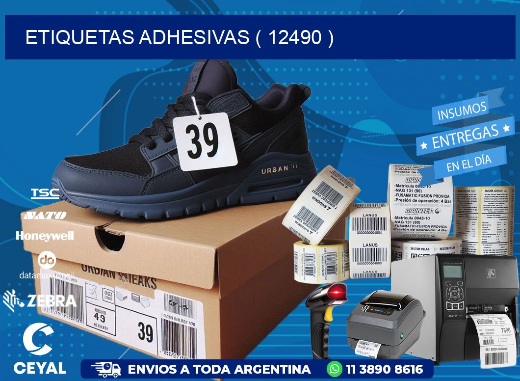 ETIQUETAS ADHESIVAS ( 12490 )