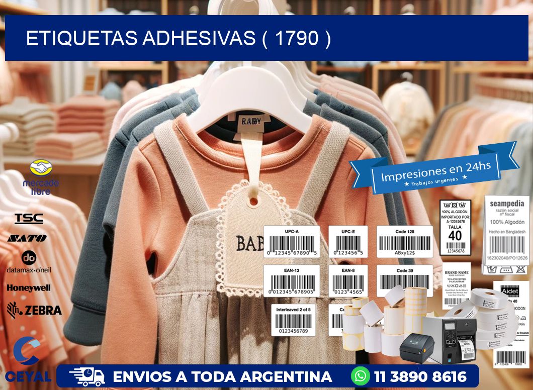 ETIQUETAS ADHESIVAS ( 1790 )