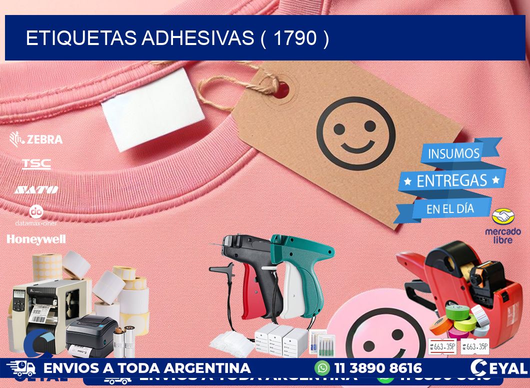 ETIQUETAS ADHESIVAS ( 1790 )