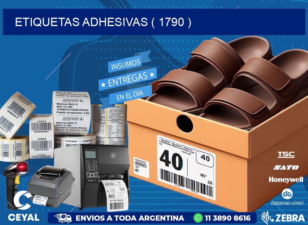 ETIQUETAS ADHESIVAS ( 1790 )