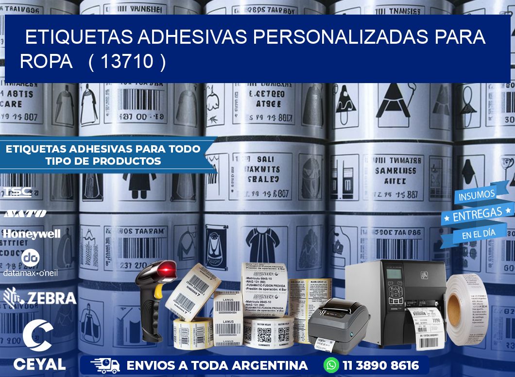 ETIQUETAS ADHESIVAS PERSONALIZADAS PARA ROPA   ( 13710 )