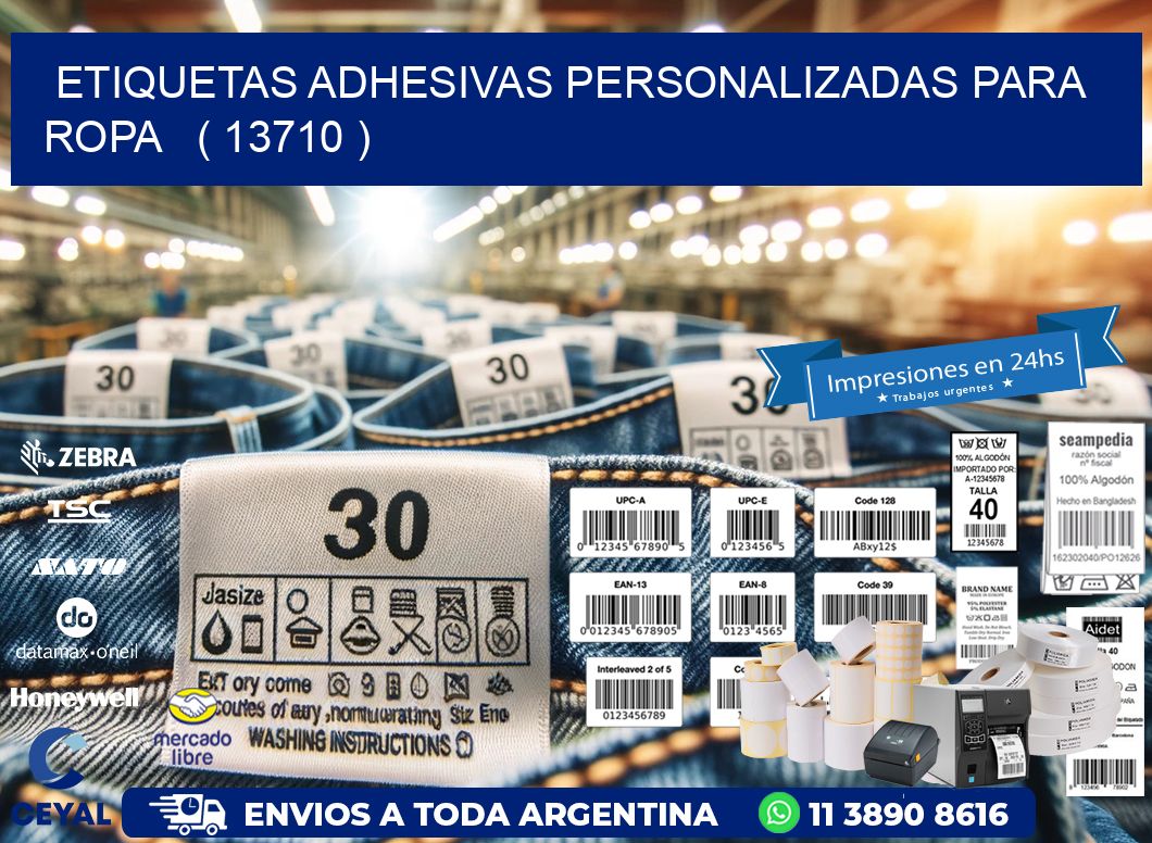 ETIQUETAS ADHESIVAS PERSONALIZADAS PARA ROPA   ( 13710 )