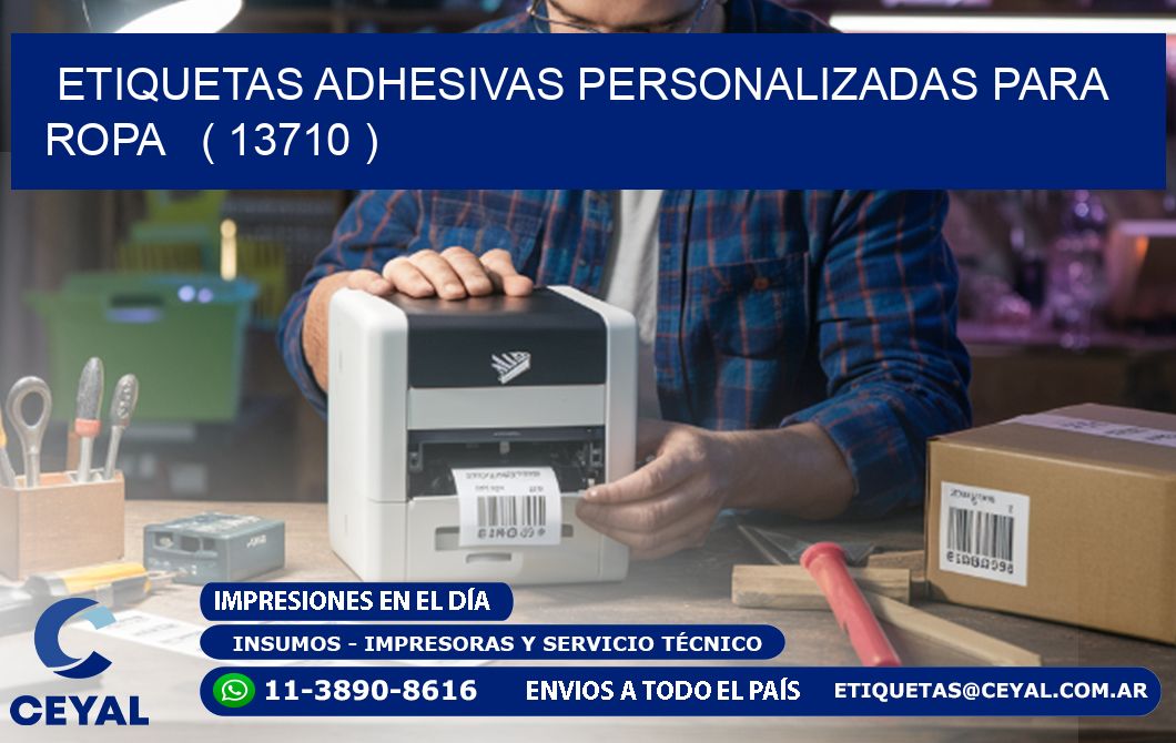 ETIQUETAS ADHESIVAS PERSONALIZADAS PARA ROPA   ( 13710 )