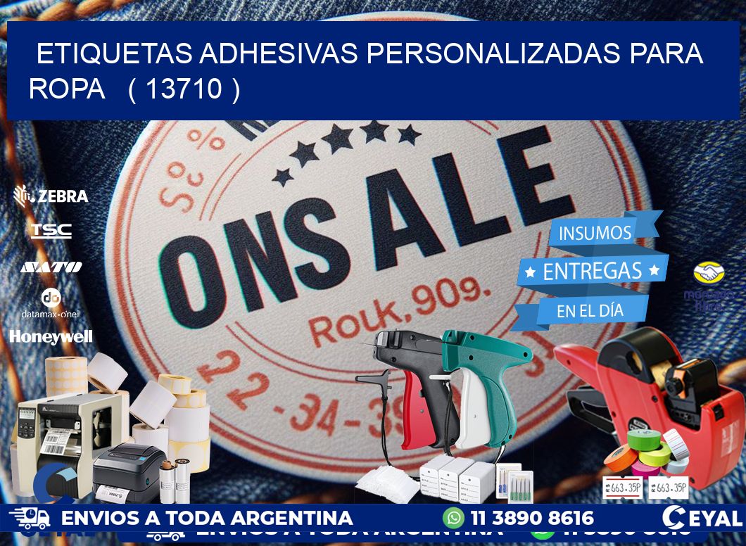 ETIQUETAS ADHESIVAS PERSONALIZADAS PARA ROPA   ( 13710 )