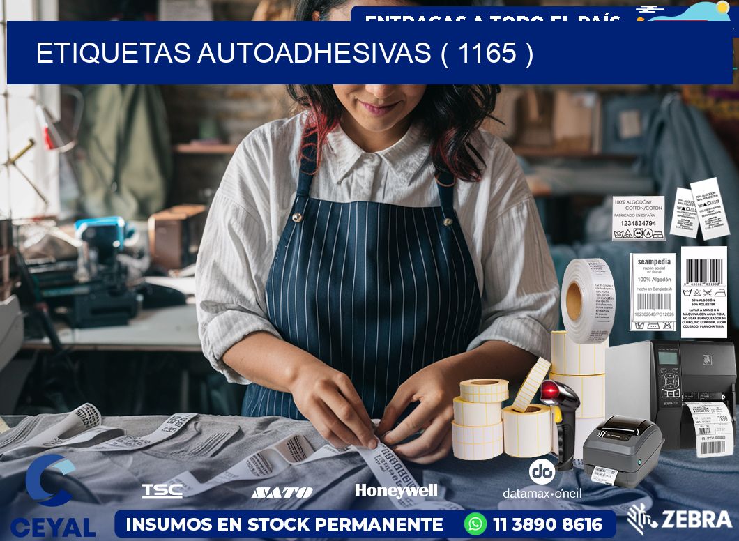 ETIQUETAS AUTOADHESIVAS ( 1165 )