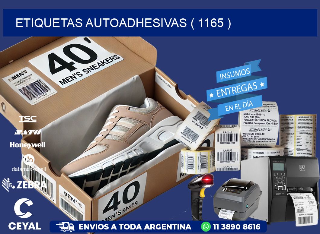 ETIQUETAS AUTOADHESIVAS ( 1165 )