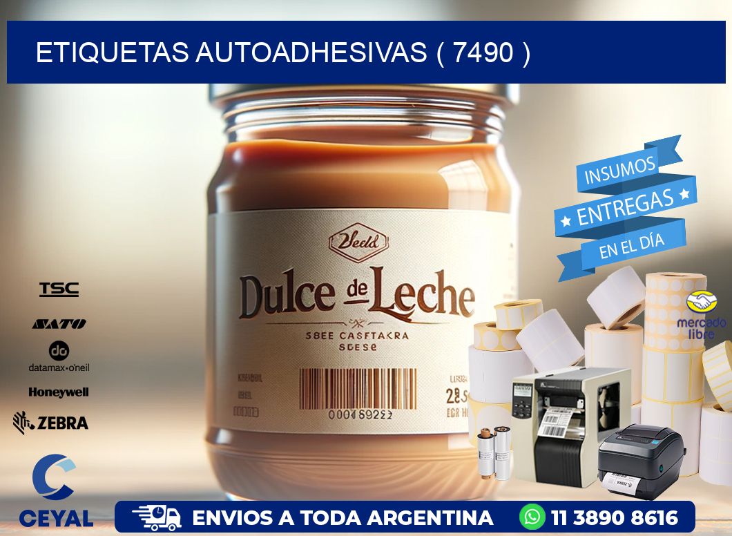 ETIQUETAS AUTOADHESIVAS ( 7490 )