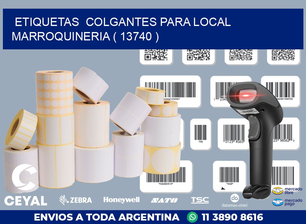 ETIQUETAS  COLGANTES PARA LOCAL MARROQUINERIA ( 13740 )