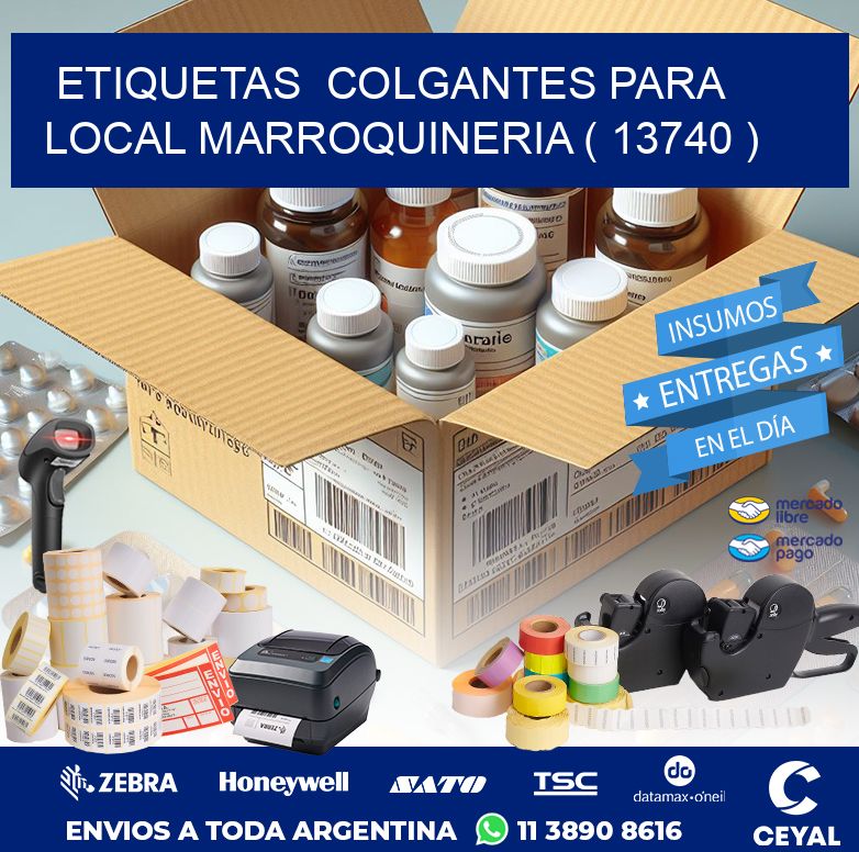 ETIQUETAS  COLGANTES PARA LOCAL MARROQUINERIA ( 13740 )