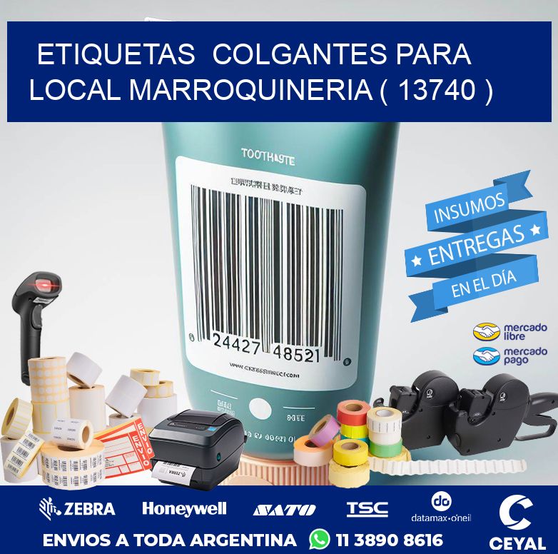 ETIQUETAS  COLGANTES PARA LOCAL MARROQUINERIA ( 13740 )