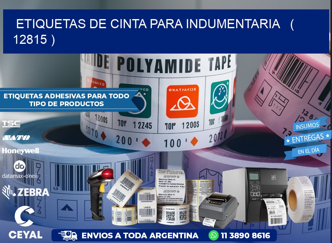 ETIQUETAS DE CINTA PARA INDUMENTARIA   ( 12815 )