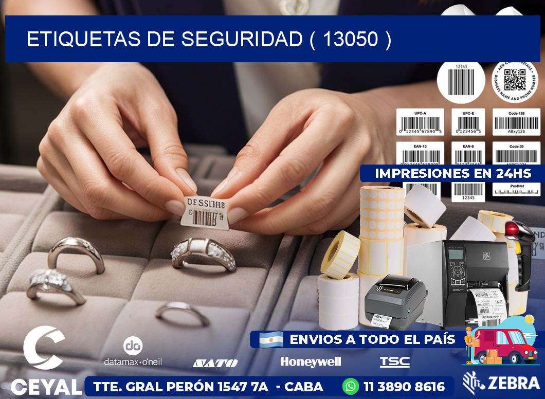 ETIQUETAS DE SEGURIDAD ( 13050 )