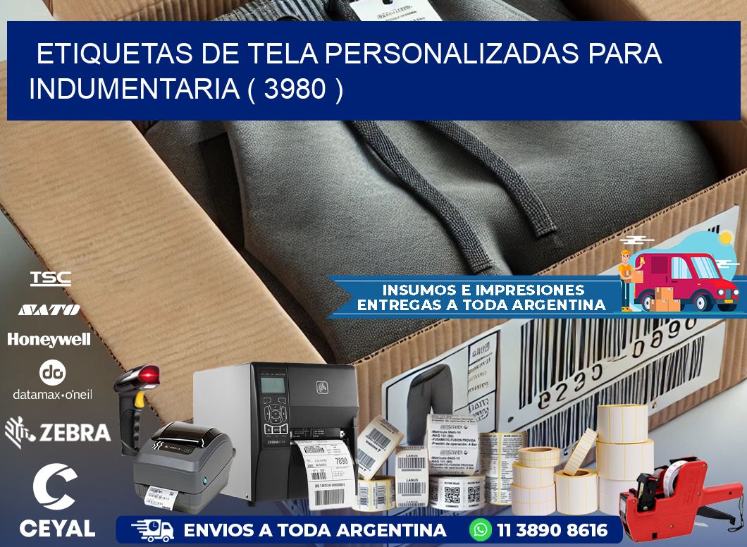 ETIQUETAS DE TELA PERSONALIZADAS PARA INDUMENTARIA ( 3980 )