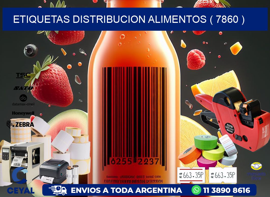 ETIQUETAS DISTRIBUCION ALIMENTOS ( 7860 )