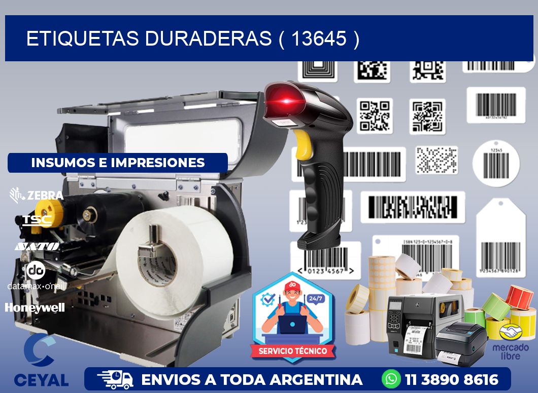 ETIQUETAS DURADERAS ( 13645 )