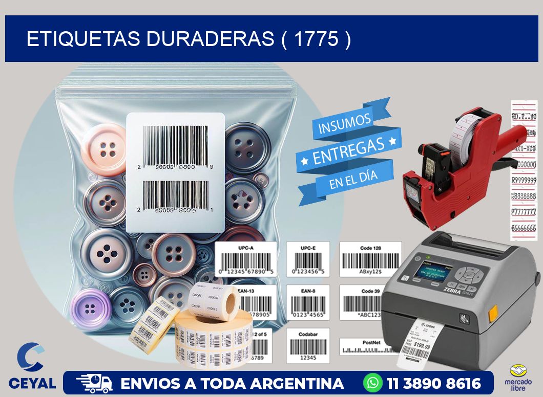 ETIQUETAS DURADERAS ( 1775 )