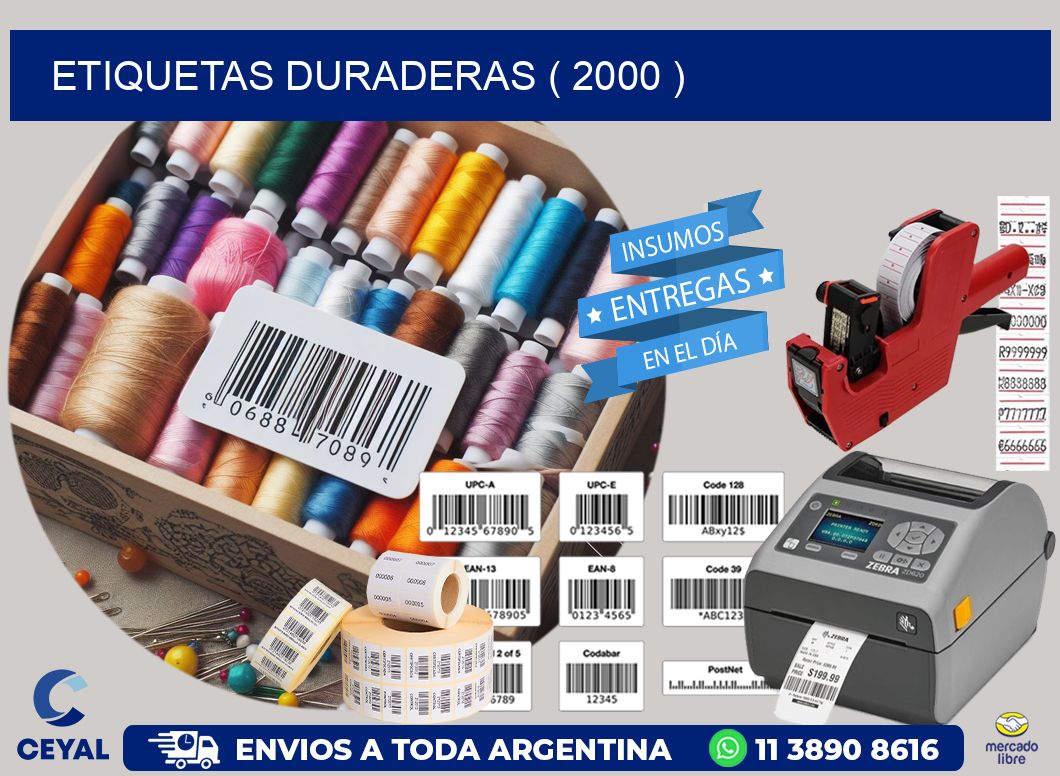 ETIQUETAS DURADERAS ( 2000 )