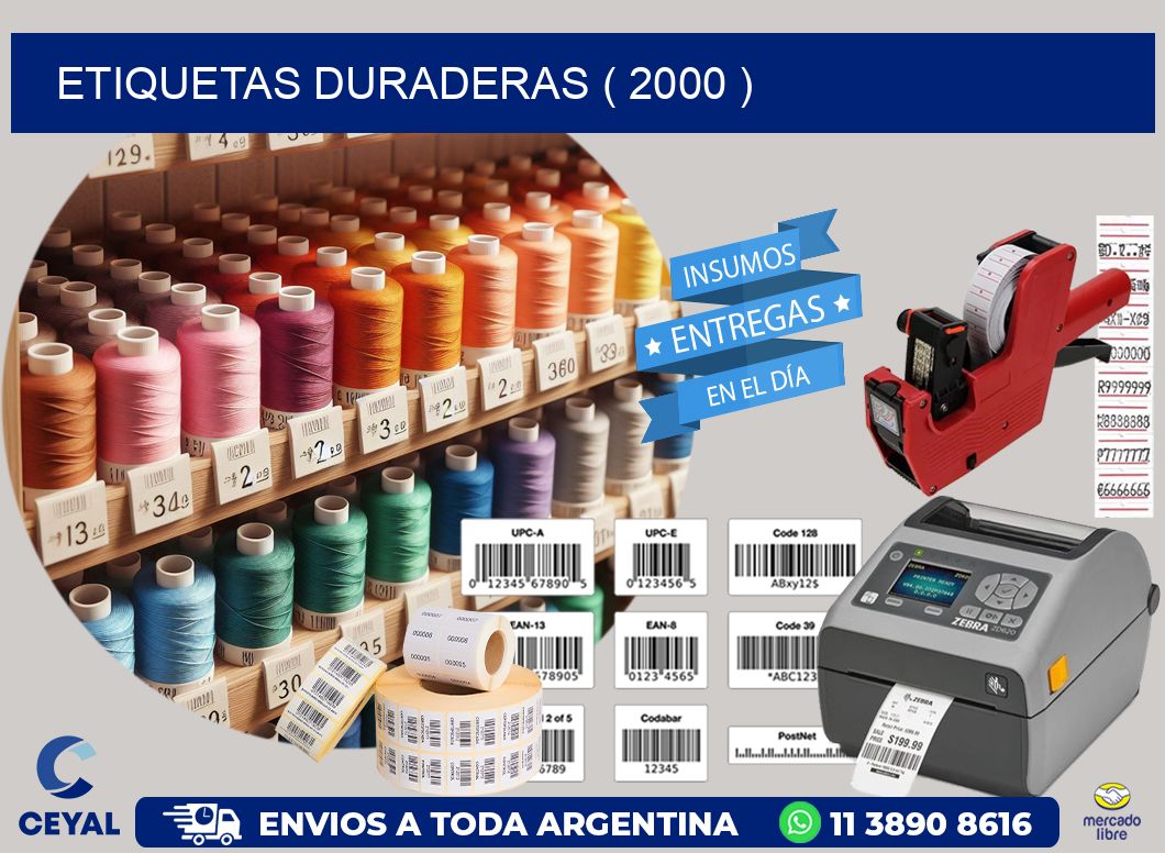 ETIQUETAS DURADERAS ( 2000 )