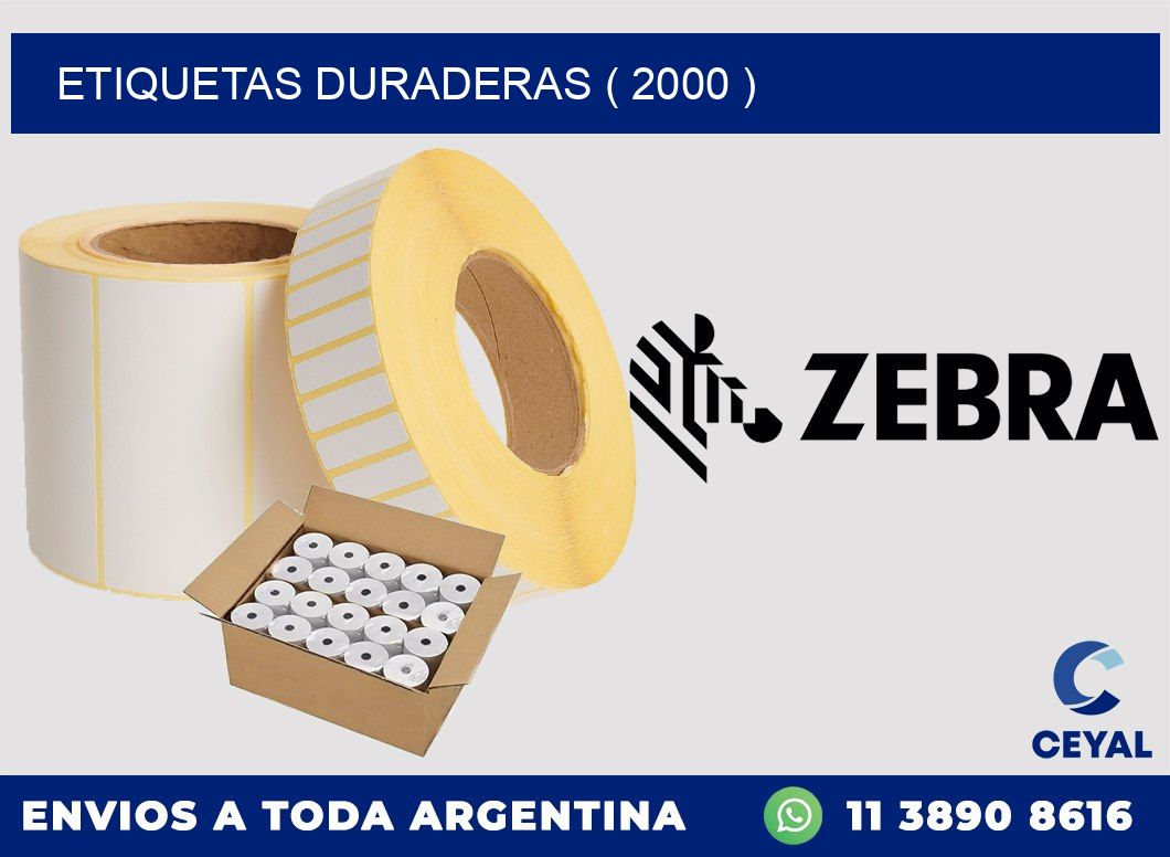 ETIQUETAS DURADERAS ( 2000 )