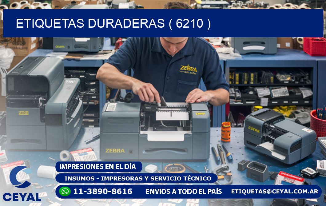 ETIQUETAS DURADERAS ( 6210 )