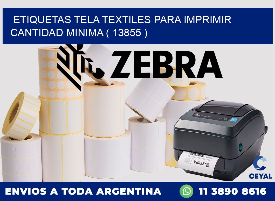 ETIQUETAS TELA TEXTILES PARA IMPRIMIR CANTIDAD MINIMA ( 13855 )