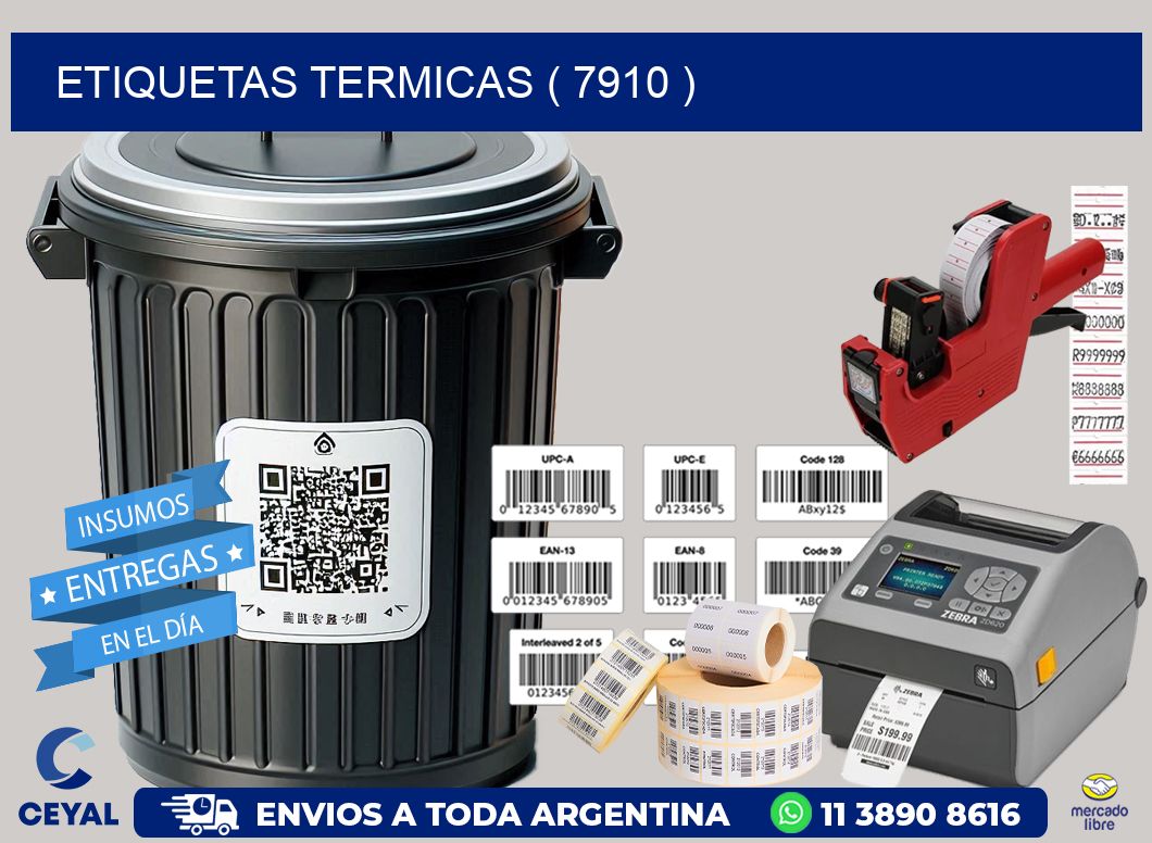 ETIQUETAS TERMICAS ( 7910 )