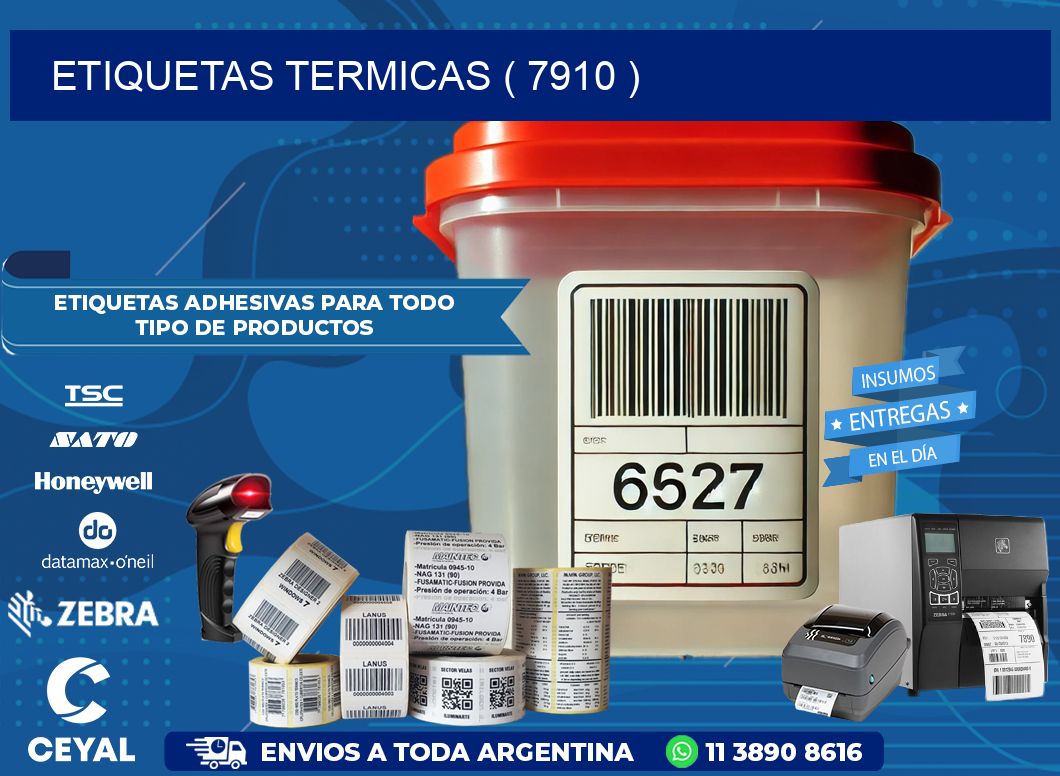 ETIQUETAS TERMICAS ( 7910 )