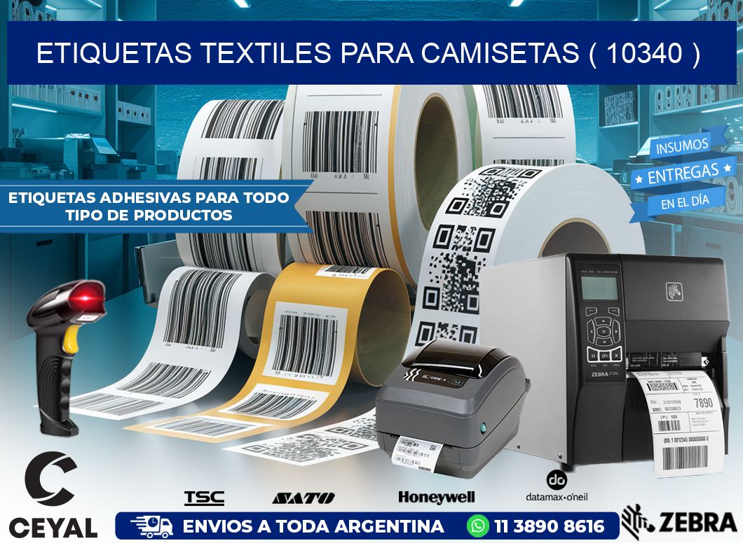 ETIQUETAS TEXTILES PARA CAMISETAS ( 10340 )